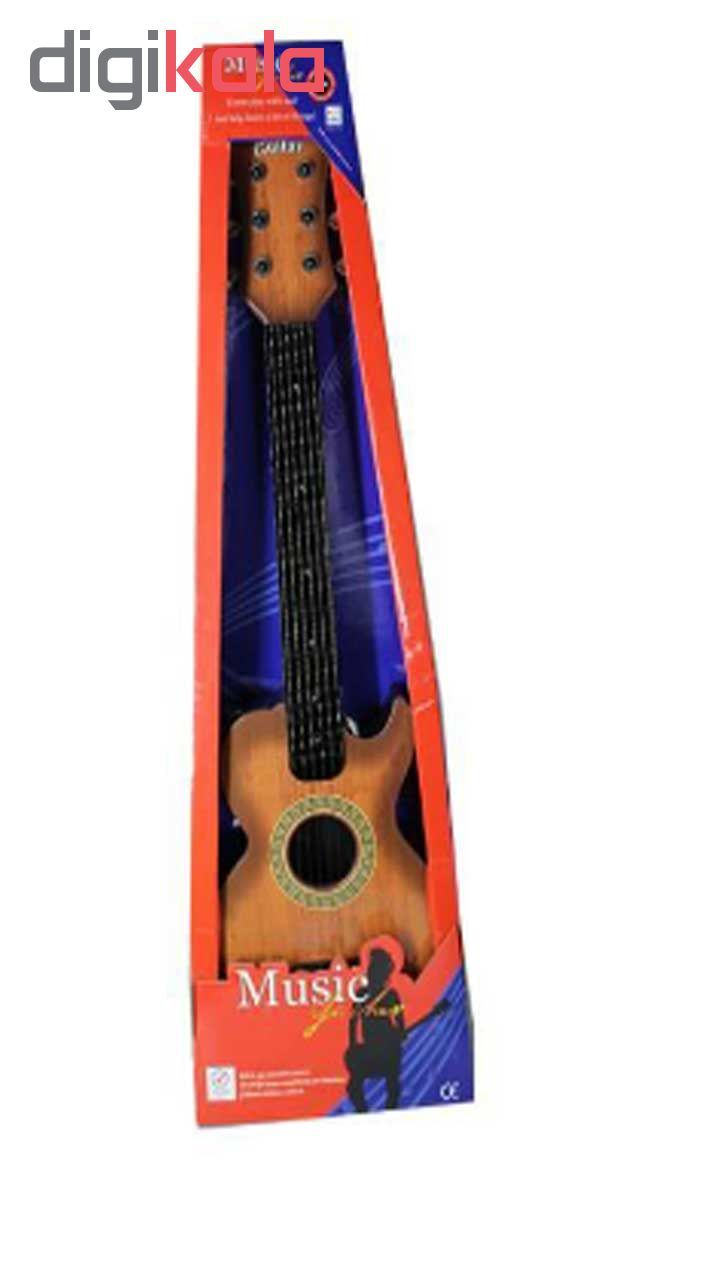 گیتار اسباب بازی مدل کلاسیک کد 2 به همراه یک عدد تراش مدل سفید برفی