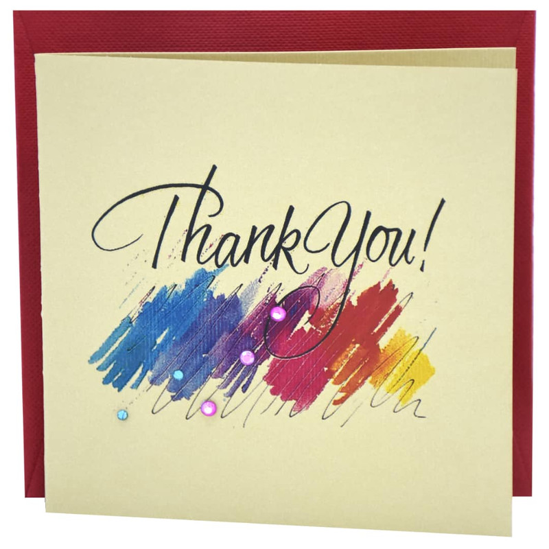 کارت پستال آراکادو مدل thank you