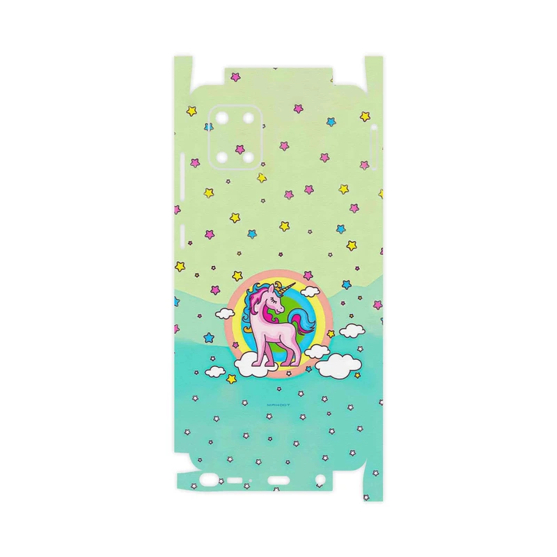 برچسب پوششی ماهوت مدل Rainbow unicorn adventure-FullSkin مناسب برای گوشی موبایل سامسونگ Galaxy Note 10 Lite