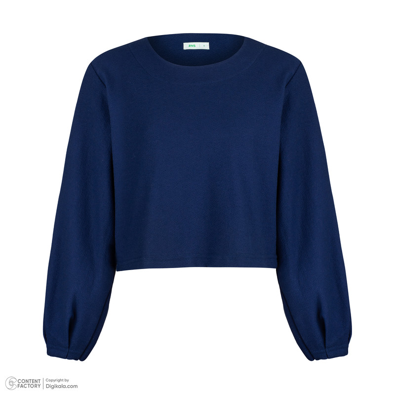 بلوز آستین بلند زنانه آر اِن اِس مدل 12032250 رنگ سرمه‌ای
