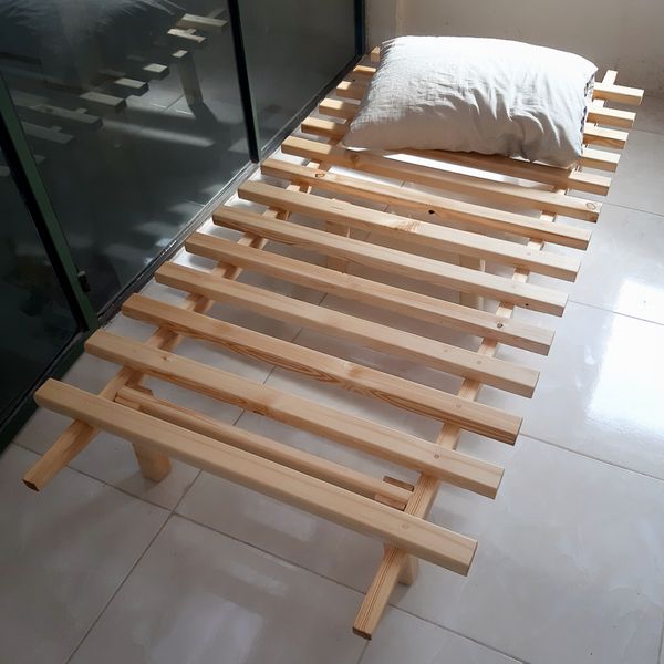 تخت خواب یک نفره مدل مینیمال سایز ۱۹۸ × ۹۰ سانتی متر