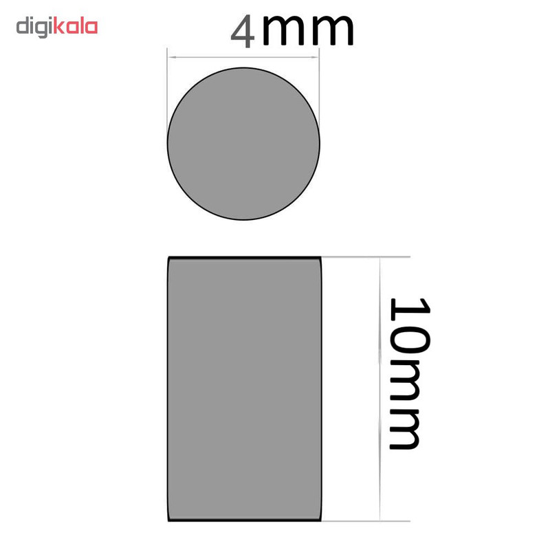 آهن ربای طرح استوانه بسته ده عددی آهن ربای طرح استوانه بسته ده عددی