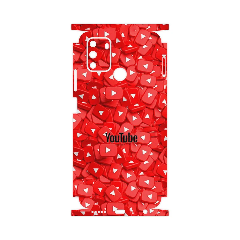 برچسب پوششی ماهوت مدل Youtube-FullSkin مناسب برای گوشی موبایل جی پلاس S10 2022