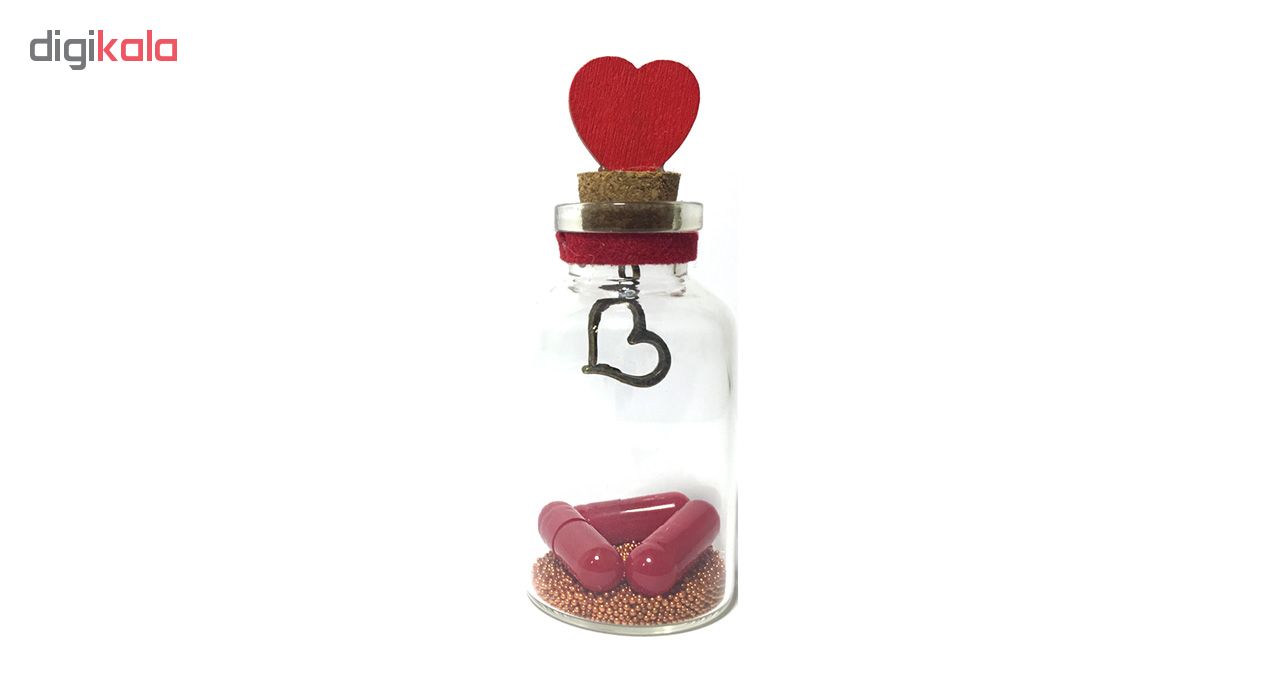 بطری دکوری طرح کپسول عشق مدل Bottle Love22
