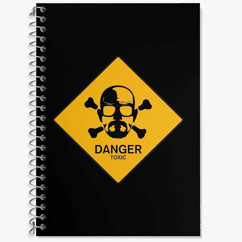 دفتر زبان 50 برگ خندالو مدل سه خط طرح سریال بریکینگ بد Breaking Bad کد 13283