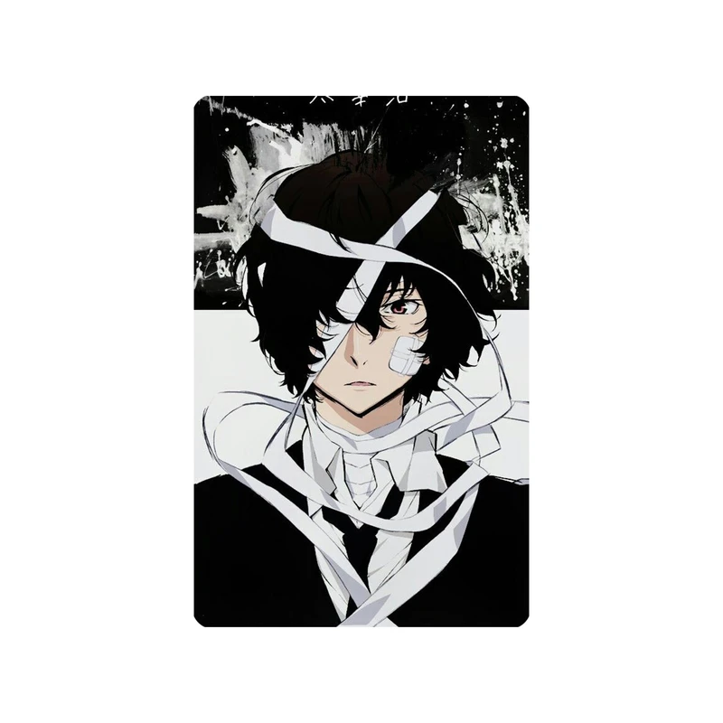 استیکر کارت مدل انیمه طرح سگ‌های ولگرد بانگو اوسامو دازای Bungo Stray Dogs Osamu dazai کد 5090