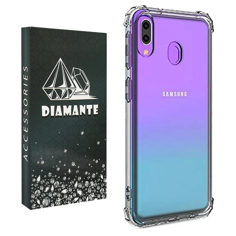 کاور دیامانته مدل Bianco Navy مناسب برای گوشی موبایل سامسونگ Galaxy A30