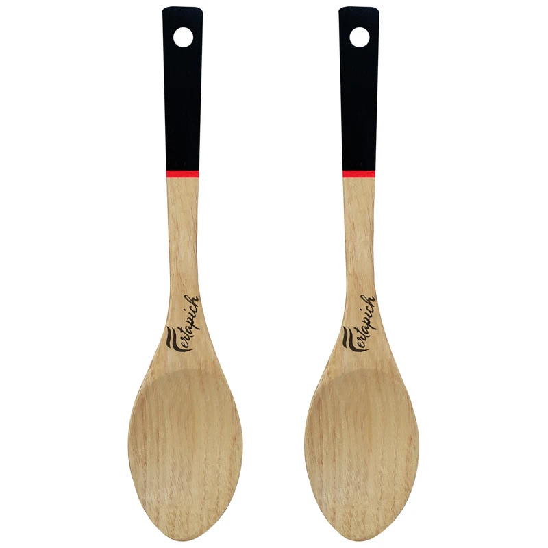 قاشق آشپزی فرتاپیچ مدل چوبی مجموعه 2 عددی