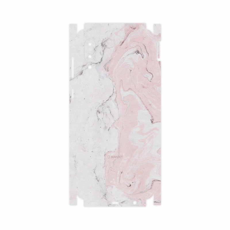 برچسب پوششی ماهوت مدل Blanco-Pink-Marble-FullSkin مناسب برای گوشی موبایل سامسونگ Galaxy M02