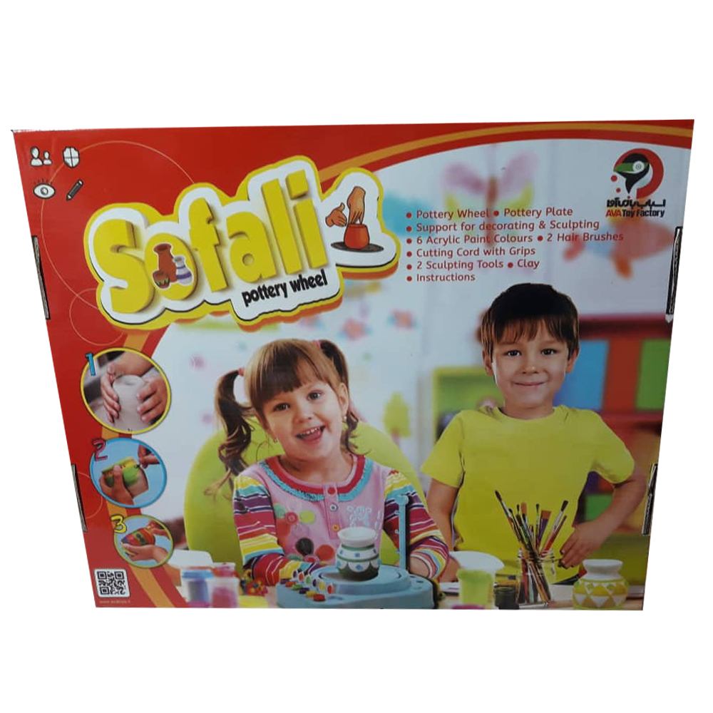 اسباب بازی مدل چرخ سفالگری