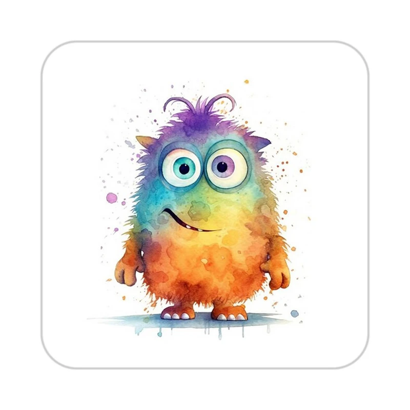 زیر لیوانی کاکتی طرح حیوانات رنگی مدل mp26274