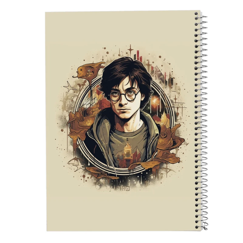 دفتر شطرنجی 50 برگ مدوپد مدل هری پاتر harrypotter کد DF10214