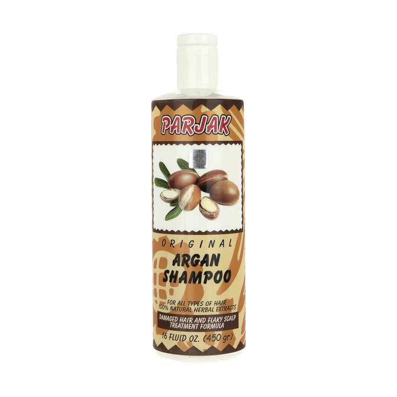 شامپو مو پرژک مدل Argan مناسب انواع مو وزن 450 گرم