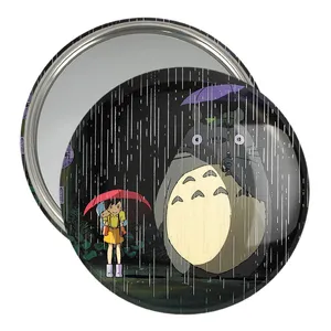 آینه جیبی خندالو مدل توتورو و ساتسوکی انیمه توتورو Totoro  کد 12819