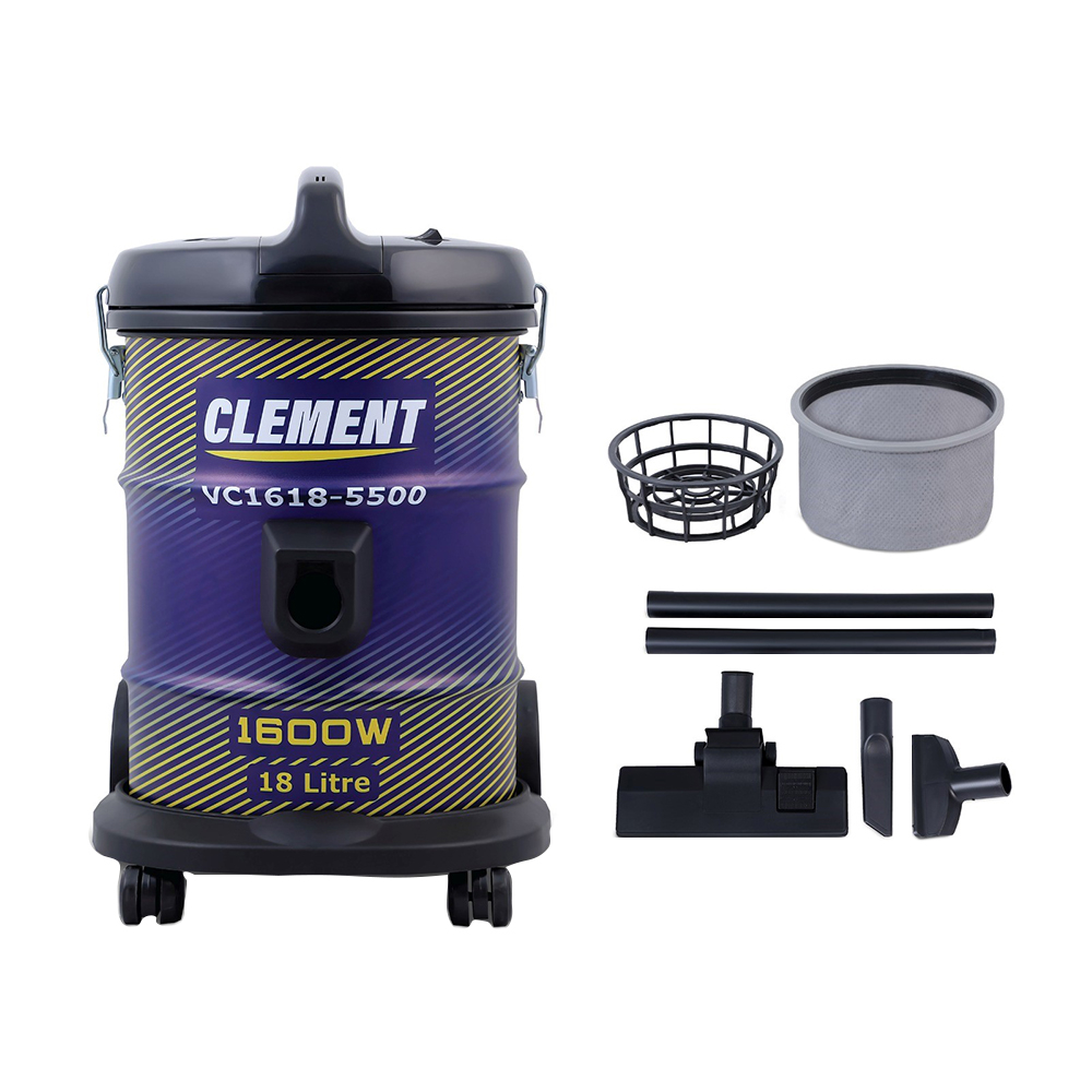 قیمت و خرید جاروبرقی سطلی 1600 وات کلمنت مدل VC1618-5500