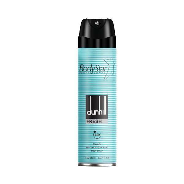 اسپری بدن مردانه بادی استار مدل DUNHILL حجم 150 میلی لیتر اسپری بدن مردانه بادی استار مدل DUNHILL حجم 150 میلی لیتر