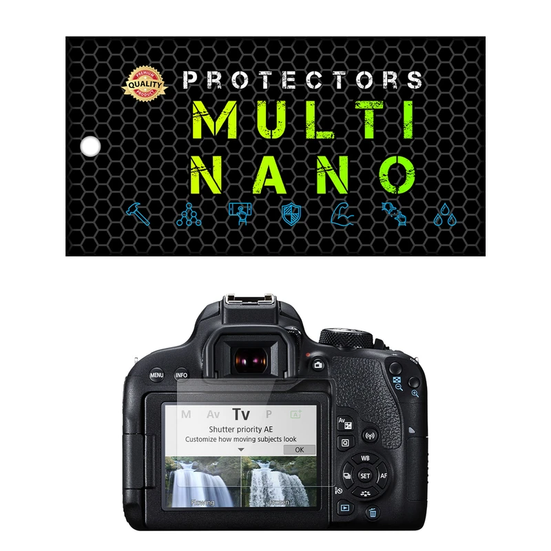 محافظ صفحه نمایش دوربین شفاف مولتی نانو مدل X-S1N مناسب برای دوربین عکاسی کانن 800D