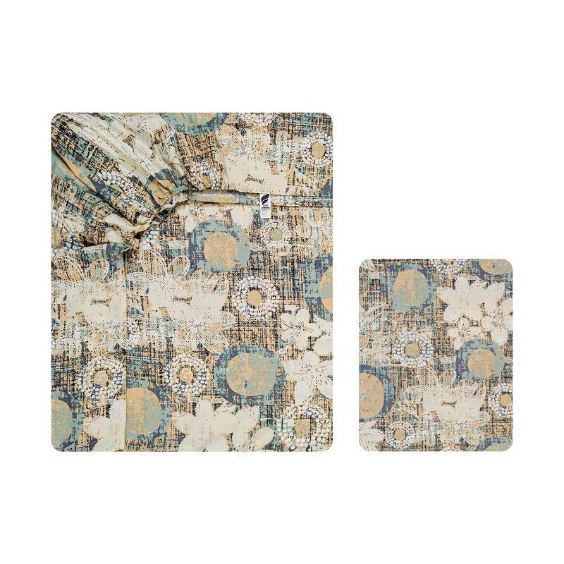 سرویس ملحفه 1 نفر 2 تکه آدنو مدل یگانه کد IR220