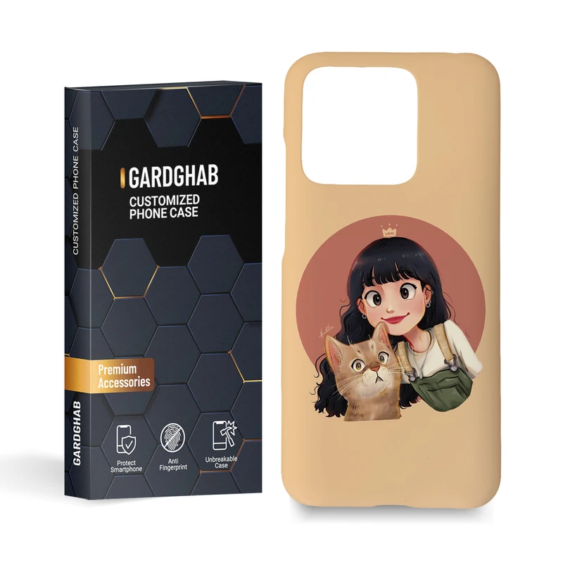 کاور گارد قاب مدل دخترانه مناسب برای گوشی موبایل شیائومی redmi 10 A