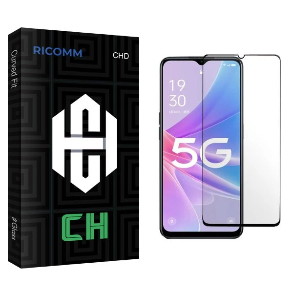 محافظ صفحه نمایش شیشه ای ریکام مدل CH مناسب برای گوشی موبایل اوپو A1x