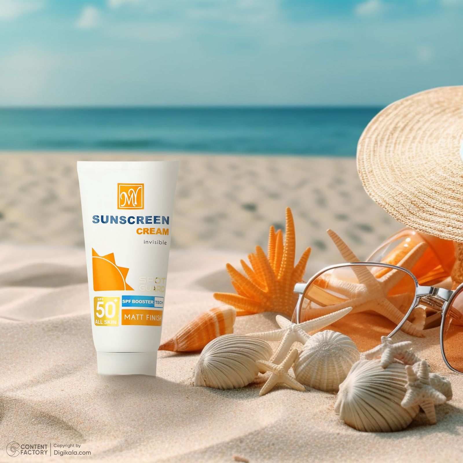 کرم ضدآفتاب بی‌رنگ مای SPF50 مدل Spot Guard، مناسب پوست‌های خشک، حجم 50 میلی‌لیتر -  - 2