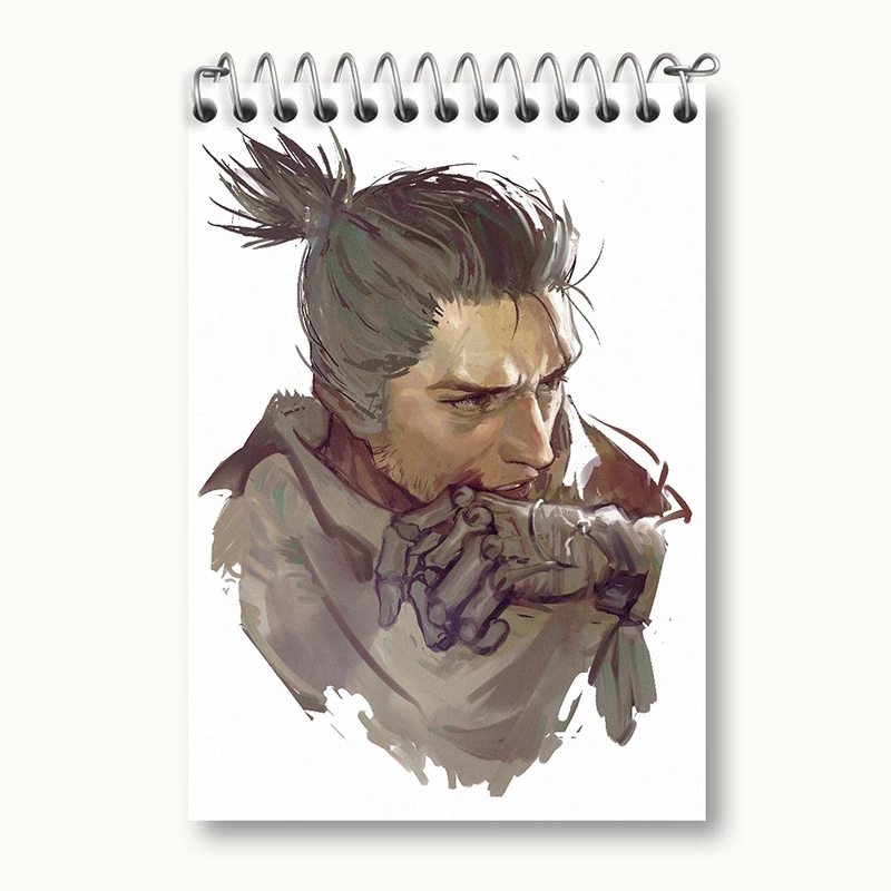 دفتر یادداشت 50 برگ خندالو مدل بازی سکیرو (sekiro) کد 31706