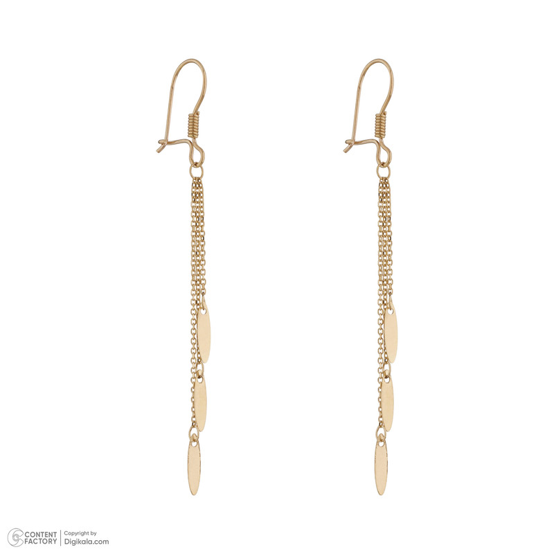 گوشواره طلا 18 عیار زنانه مایا ماهک مدل ME1182 - 4