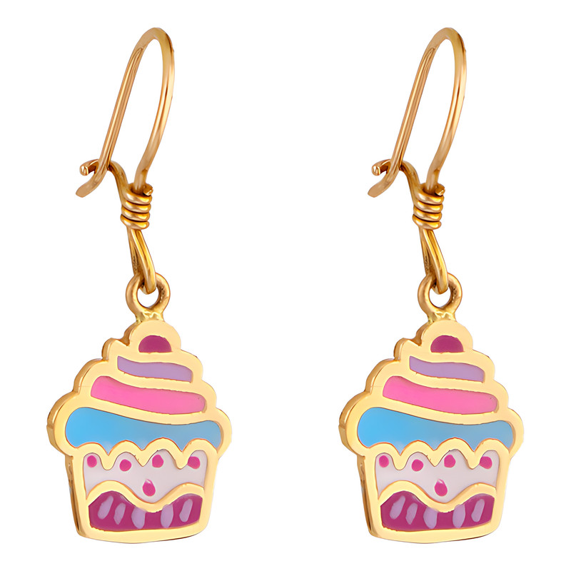 گوشواره طلا 18 عیار دخترانه هور گالری مدل AKE307 گوشواره طلا 18 عیار دخترانه هور گالری مدل AKE307