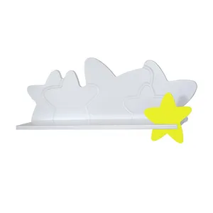 شلف دیواری اتاق کودک مدل ستاره کد SH003