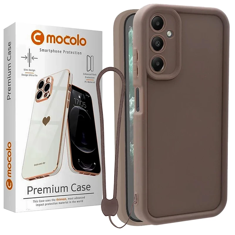 کاور موکولو مدل Silicone Puffer Strap مناسب برای گوشی موبایل سامسونگ Galaxy A26 به همراه بند آویز