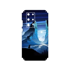 MAHOOT Blue Mountains Digital Art Cover Sticker for Huawei P40 Pro Plus