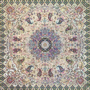 رومیزی ترمه ابریشم خانه ترمه ایران طرح مهرناز