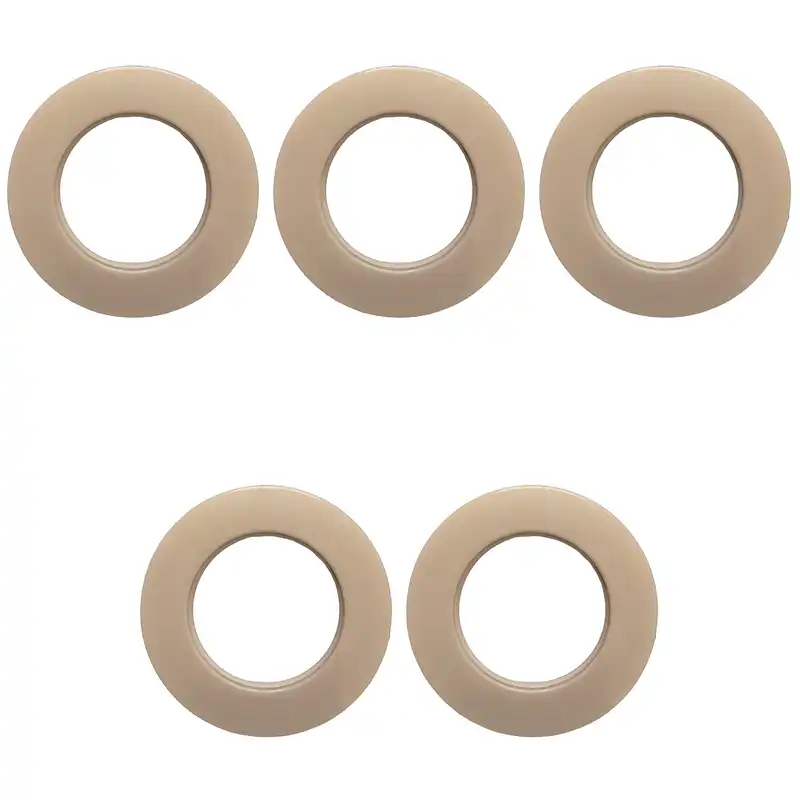 حلقه چوب پرده مدل پانچ رینگ دار بسته 5 عددی