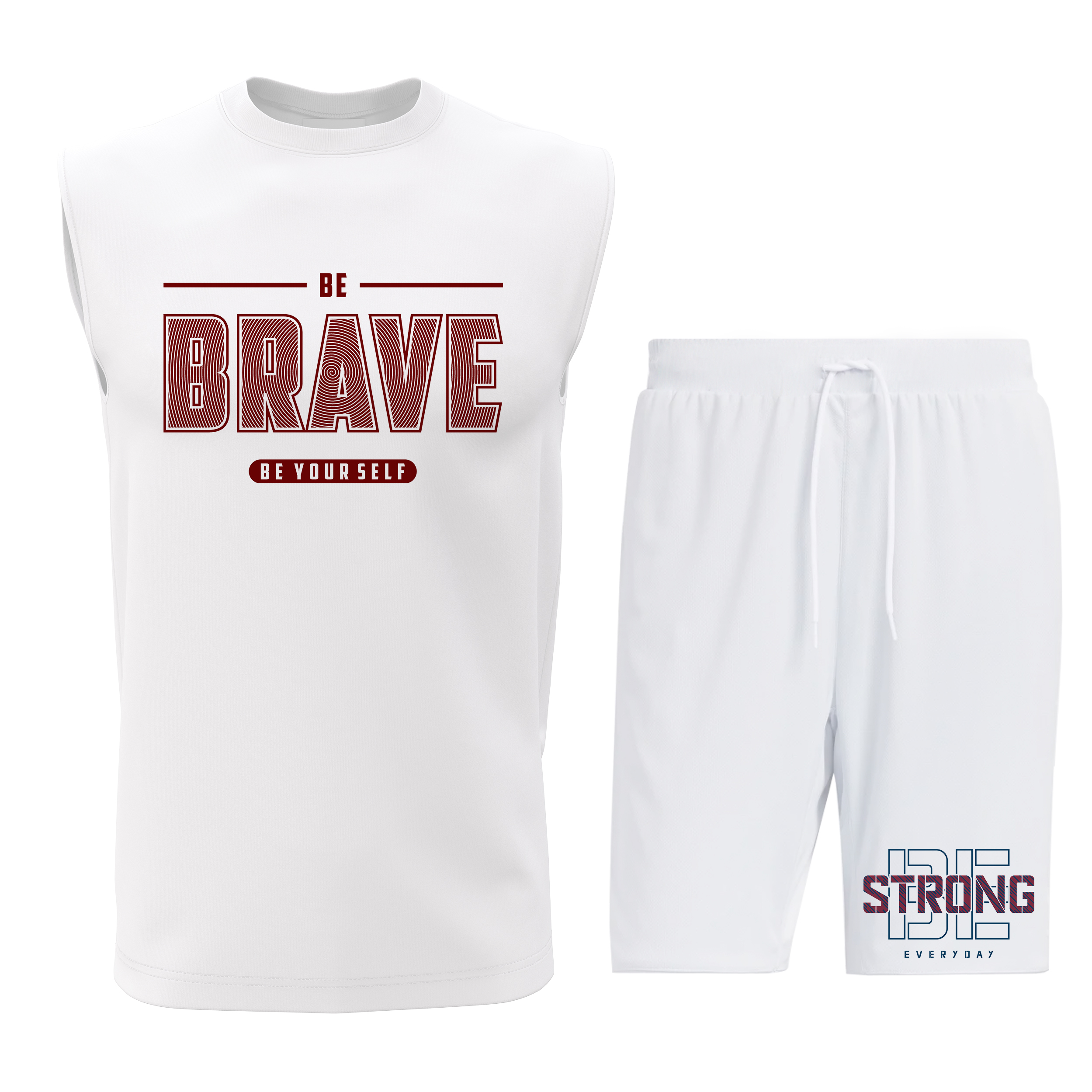 ست تاپ و شلوارک مردانه مدل T104W