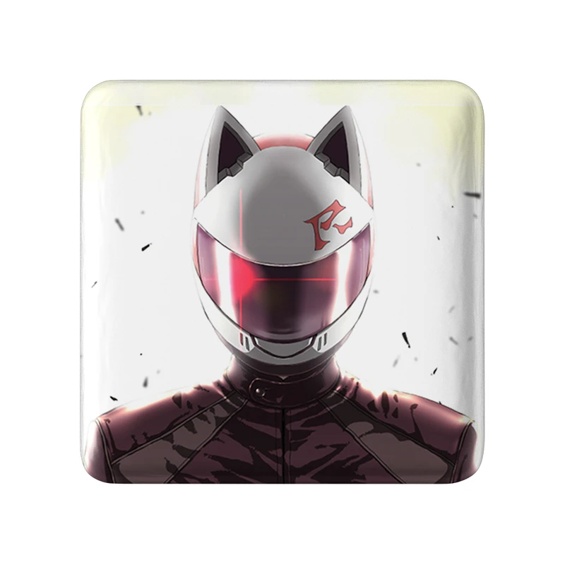 مگنت خندالو طرح سلتی انیمه دورارارا مدل مربعی کد 32169