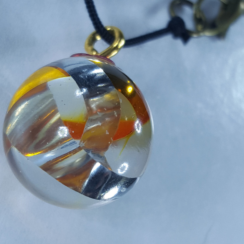 گردنبند دخترانه مدل توپی نخ کد 03 گردنبند دخترانه مدل توپی نخ کد 03