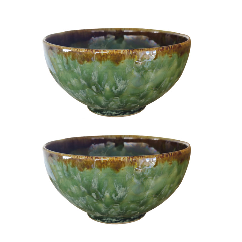 کاسه سفالی مدل کهکشانی بسته ۲ عددی