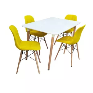 میز و صندلی ناهارخوری چهارنفره مدل E10