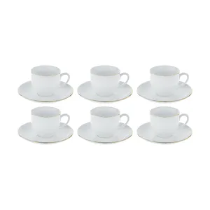 سرویس چای خوری 12 پارچه شرکت صنایع چینی تقدیس سری پارما کد 130-2