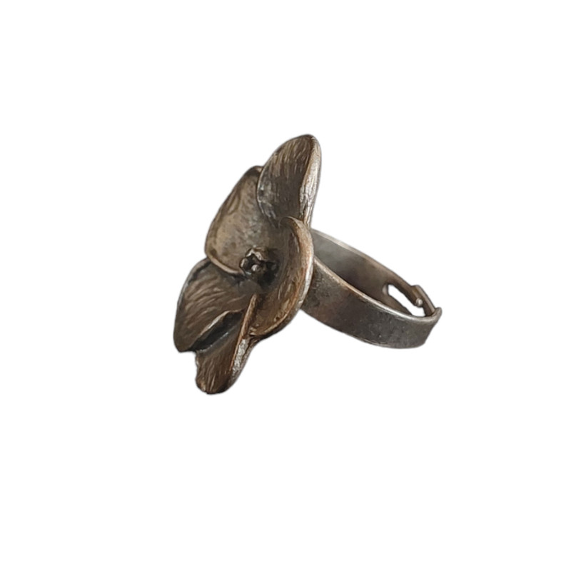 انگشتر دخترانه مدل گل رز کد 06