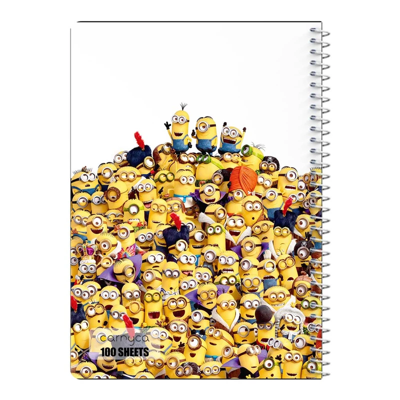 دفتر مشق 100 برگ سیمی کارنیکا طرح مینیون ها Minions کد 70196