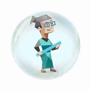 مگنت عرش طرح شخصیت کارتونی معلم کد Asm3617