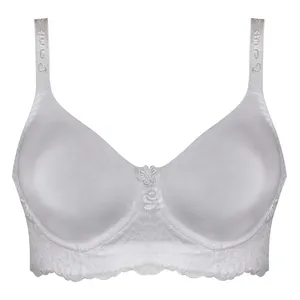 سوتین زنانه پانیذ مدل ساتن فنردار کد 22206