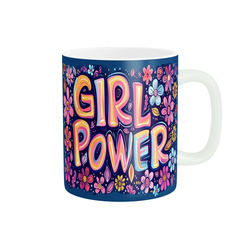 ماگ پادآفرین طرح قدرت دخترانه girl power کد 1872