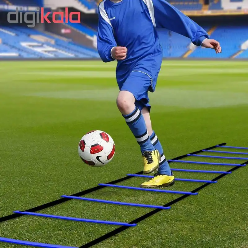 نردبان چابکی ۳ متری ۸ پله مدل Agility Ladder A1 نشکن به همراه کاور و دستبند پاوربالانس