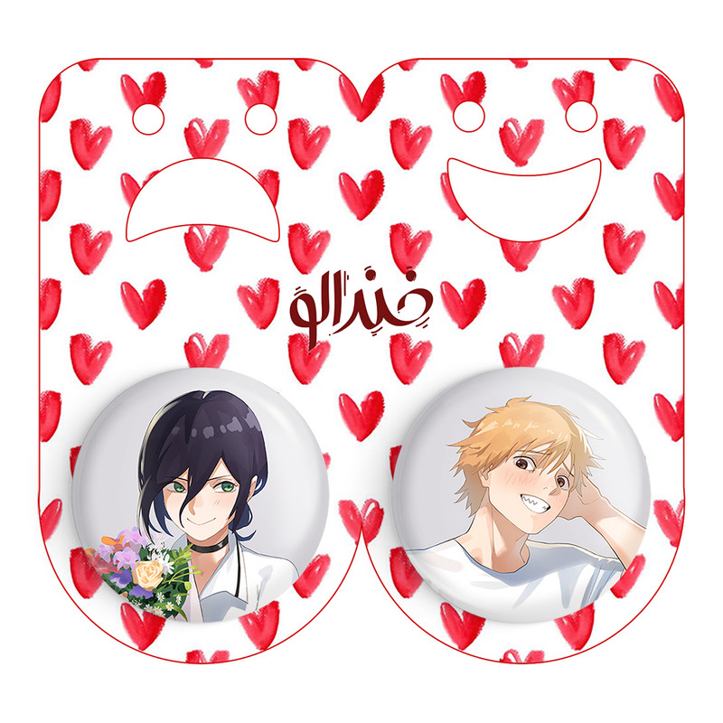 مگنت خندالو مدل دنجی و ریزه انیمه مرد اره ای Chainsaw man کد A139 مجموعه 2 عددی مگنت خندالو مدل دنجی و ریزه انیمه مرد اره ای Chainsaw man کد A139 مجموعه 2 عددی