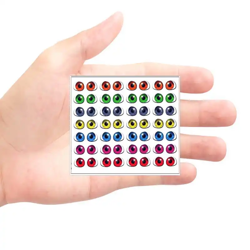 چشم عروسک مدل رزینی 6 میل کد 8 مجموعه 56 عددی