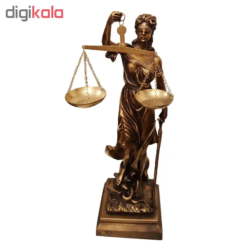 مجسمه لیلپار مدل عدالت DKH-7100 به همراه جاکلیدی قیچی
