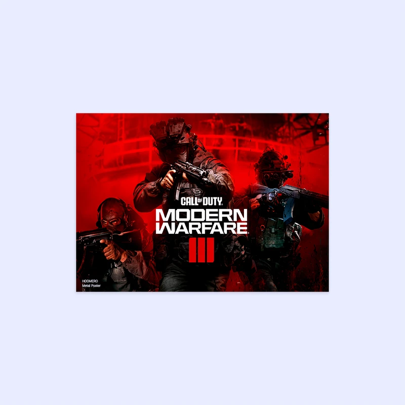 پوستر هومرو مدل فلزی طرح بازی کال اف دیوتی کد PS241