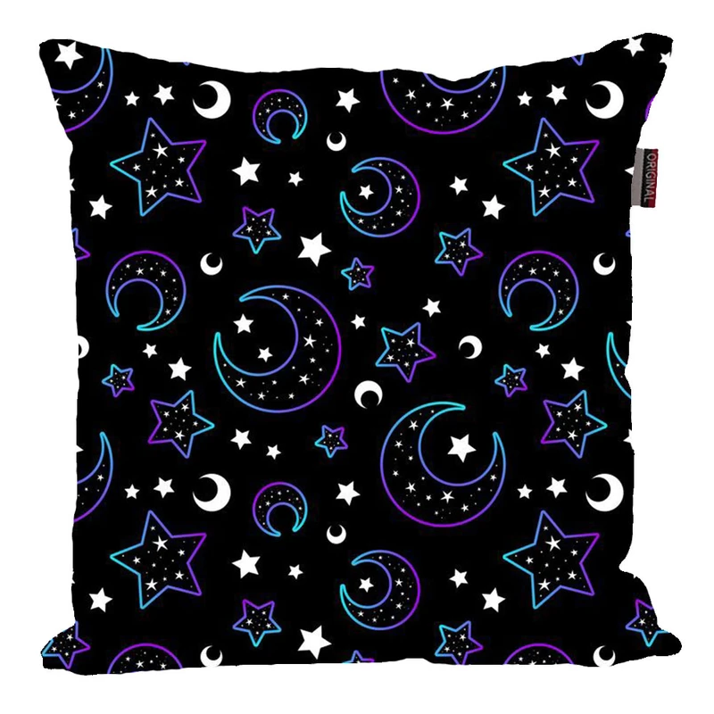 کوسن پاد آفرین مدل فانتزی طرح ماه و ستاره آسمانی کد p552